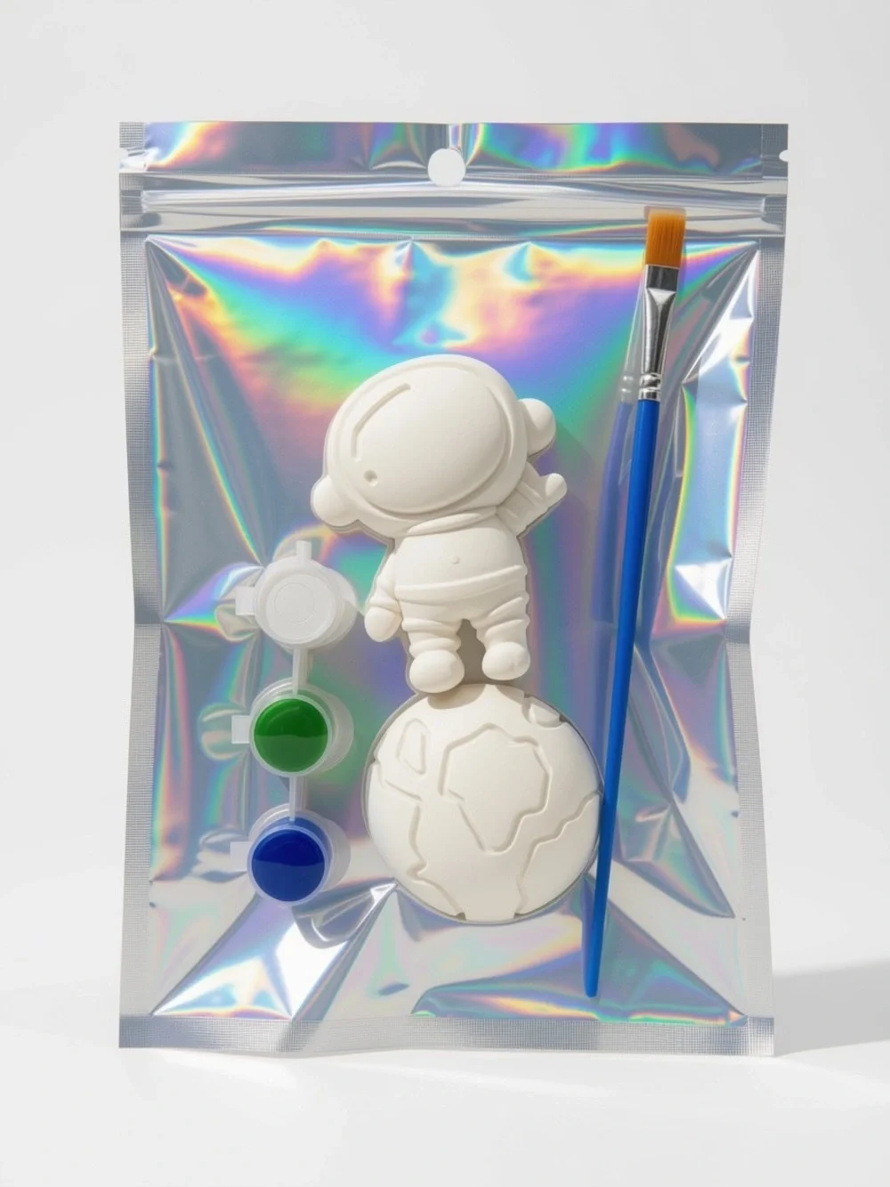 Kids Paint-Your-Own Astronaut & Planet Kit - White